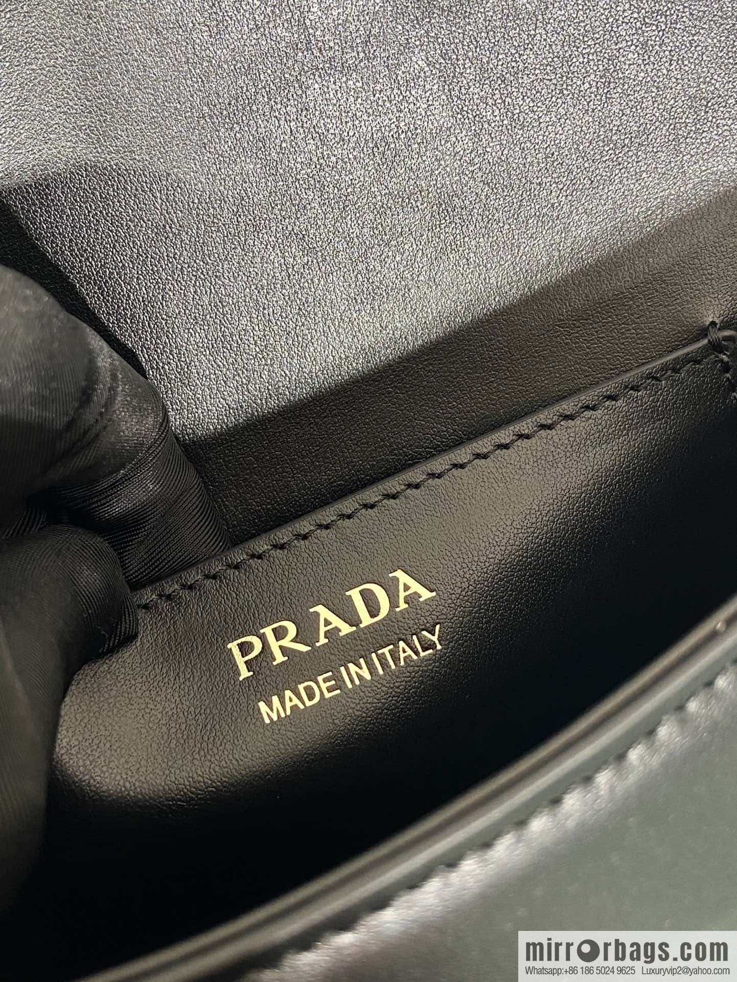 PRADA 🎉 new 🎉 1BD365 double shoulder strap 👏👏 black
