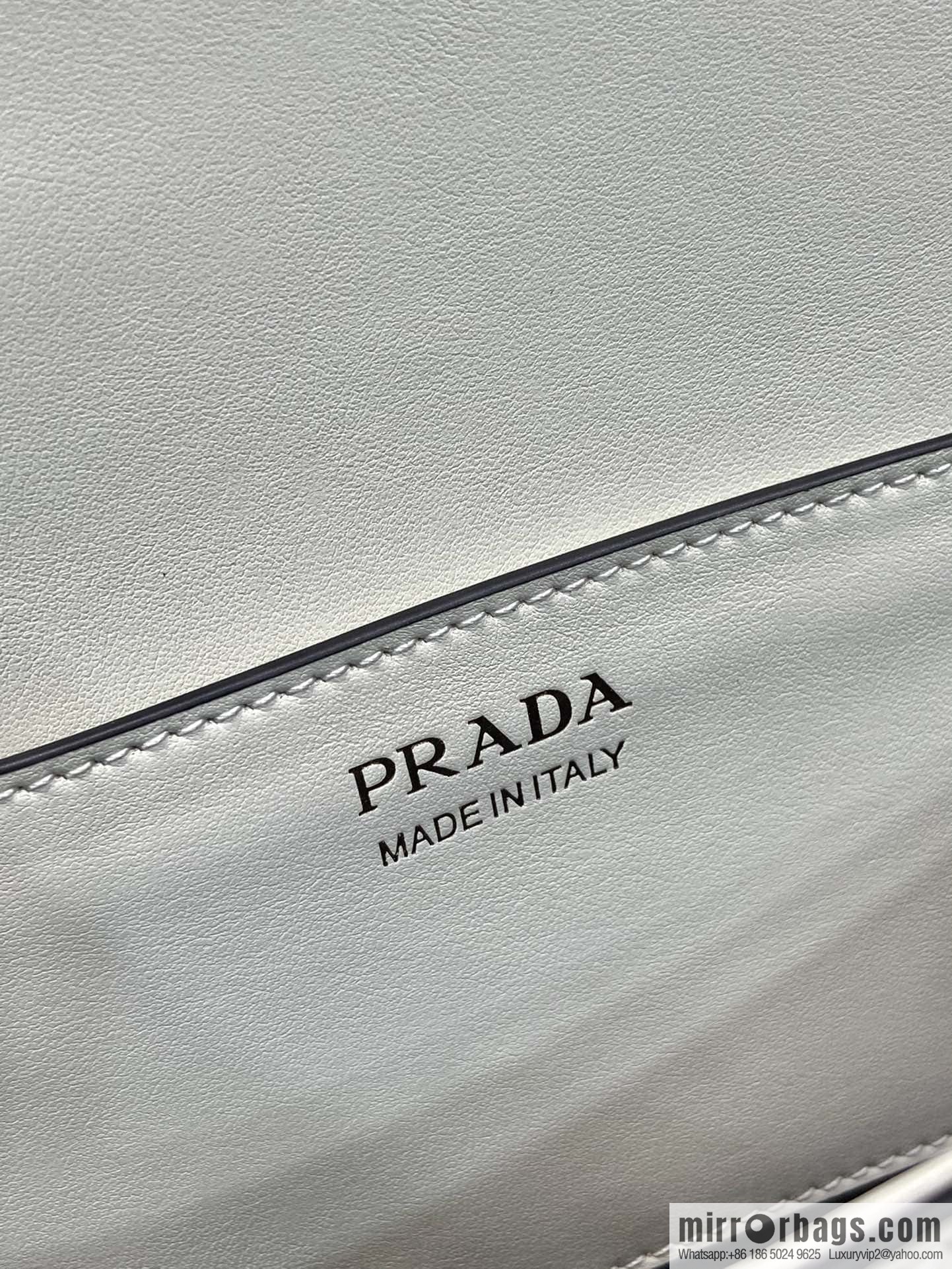 PRADA 🎉 new 🎉 1BD365 double shoulder strap 👏👏 white