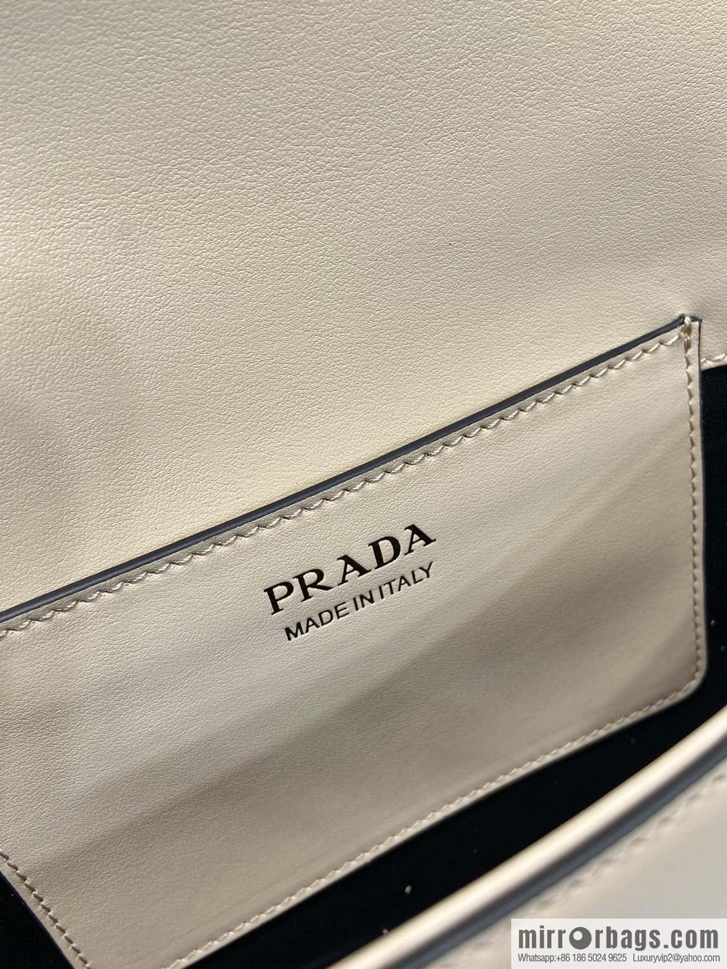 PRADA 🎉 new 🎉 1BD365 double shoulder strap 👏👏 light gray