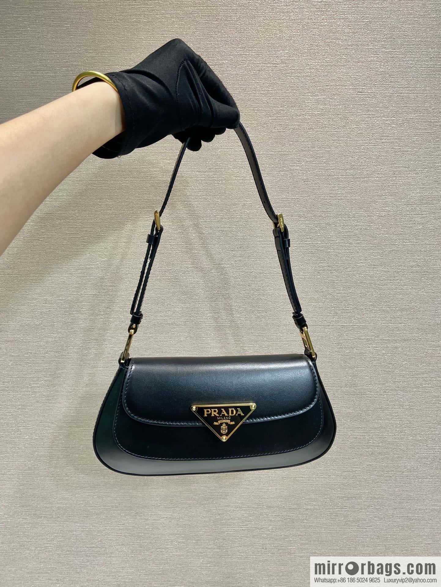 PRADA 🎉 armpit bag 🎉 1BD345 🎉🎉 black