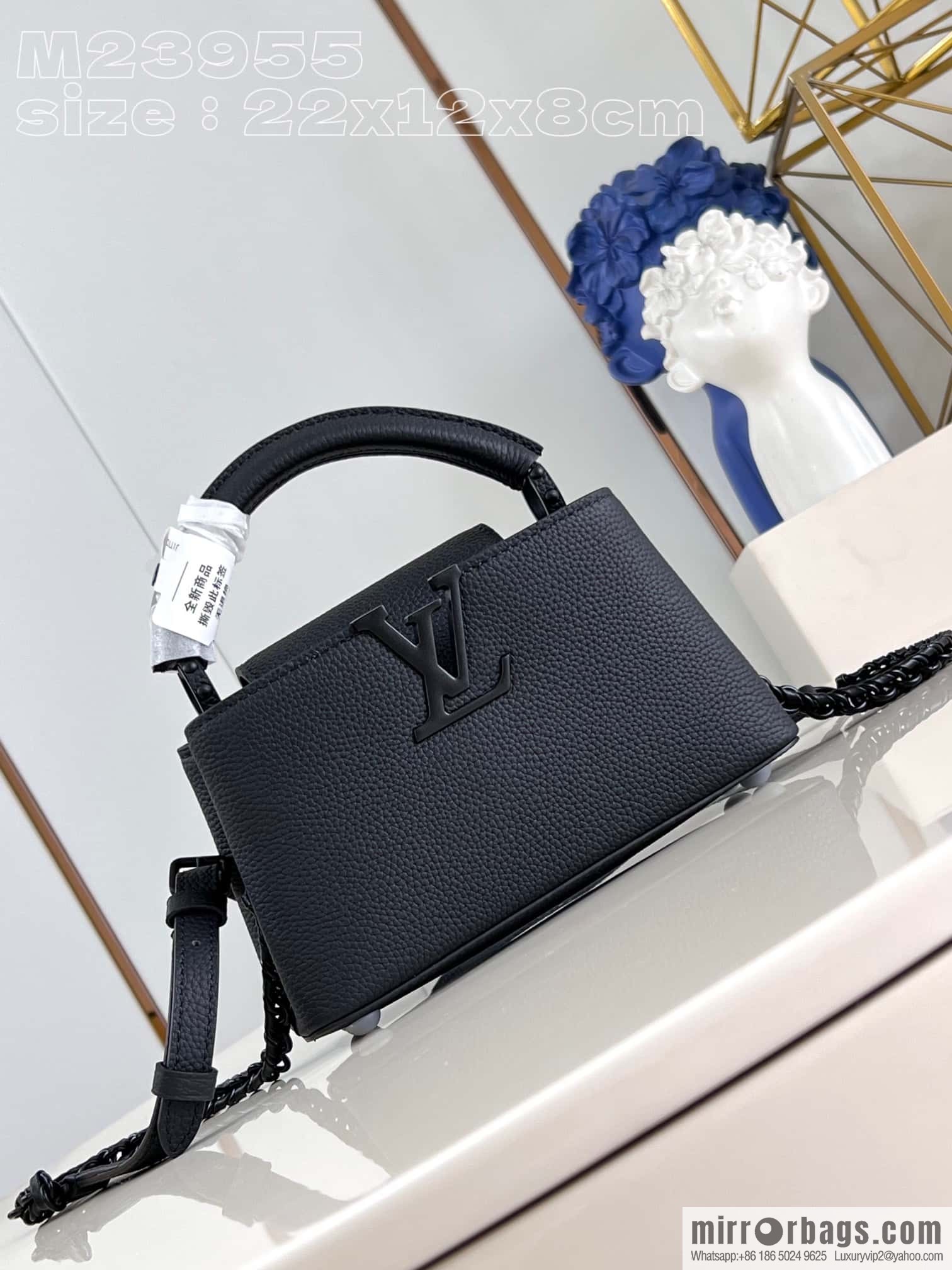 LV M23955 CAPUCINES EAST WEST mini handbag