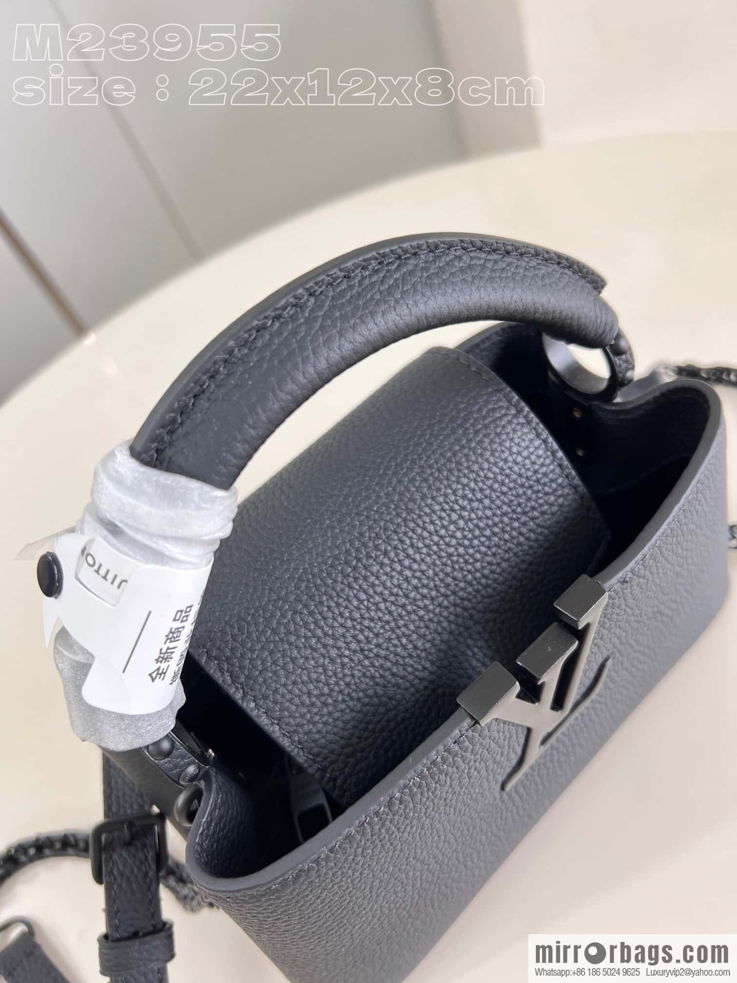 LV M23955 CAPUCINES EAST WEST mini handbag