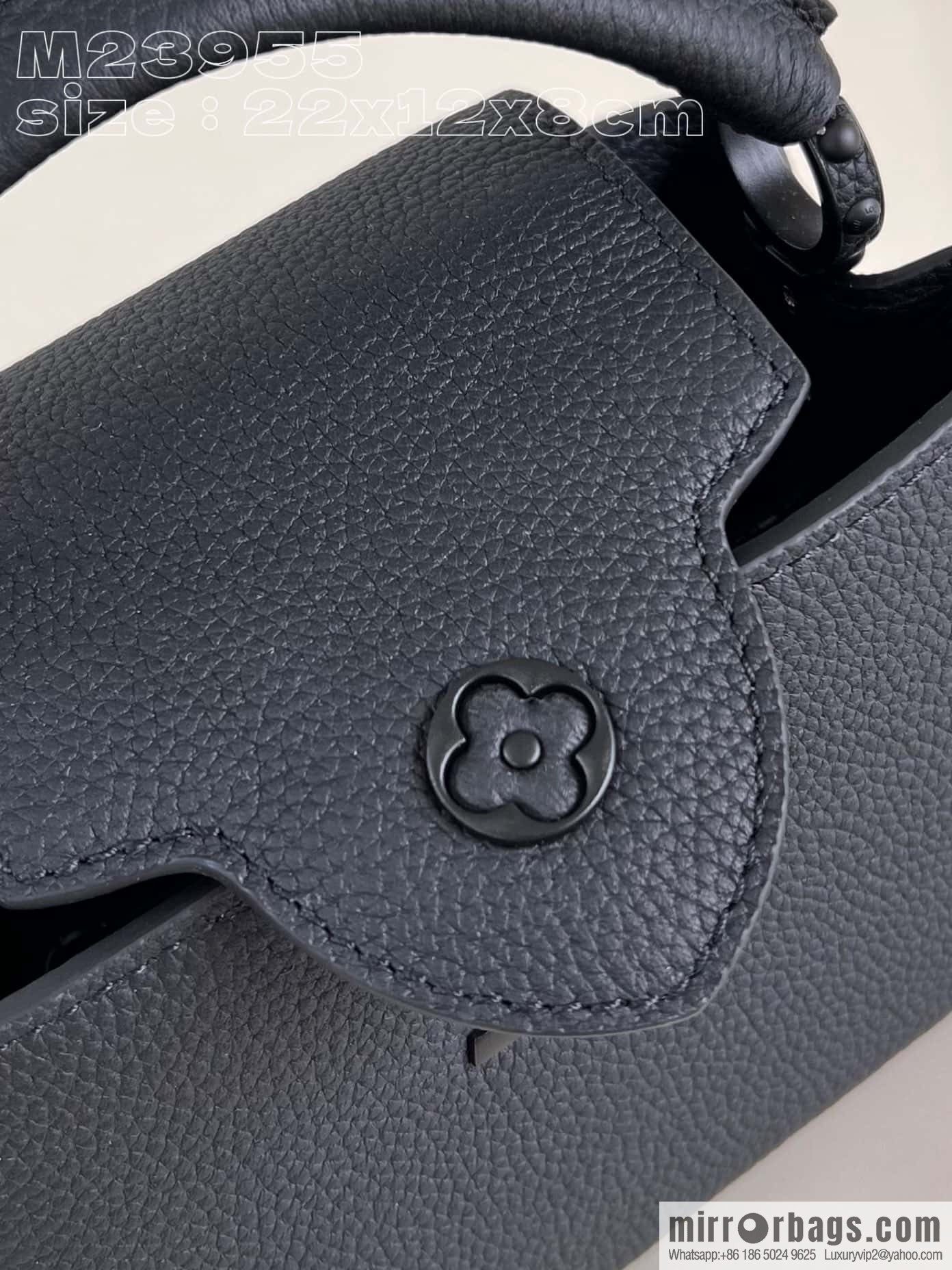 LV M23955 CAPUCINES EAST WEST mini handbag