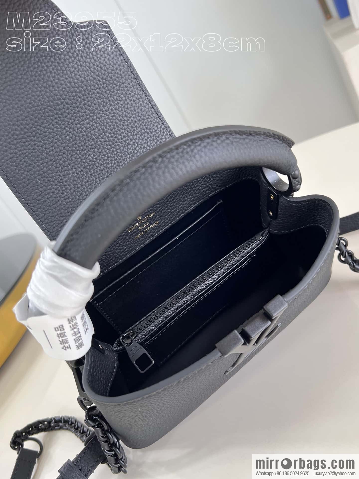 LV M23955 CAPUCINES EAST WEST mini handbag
