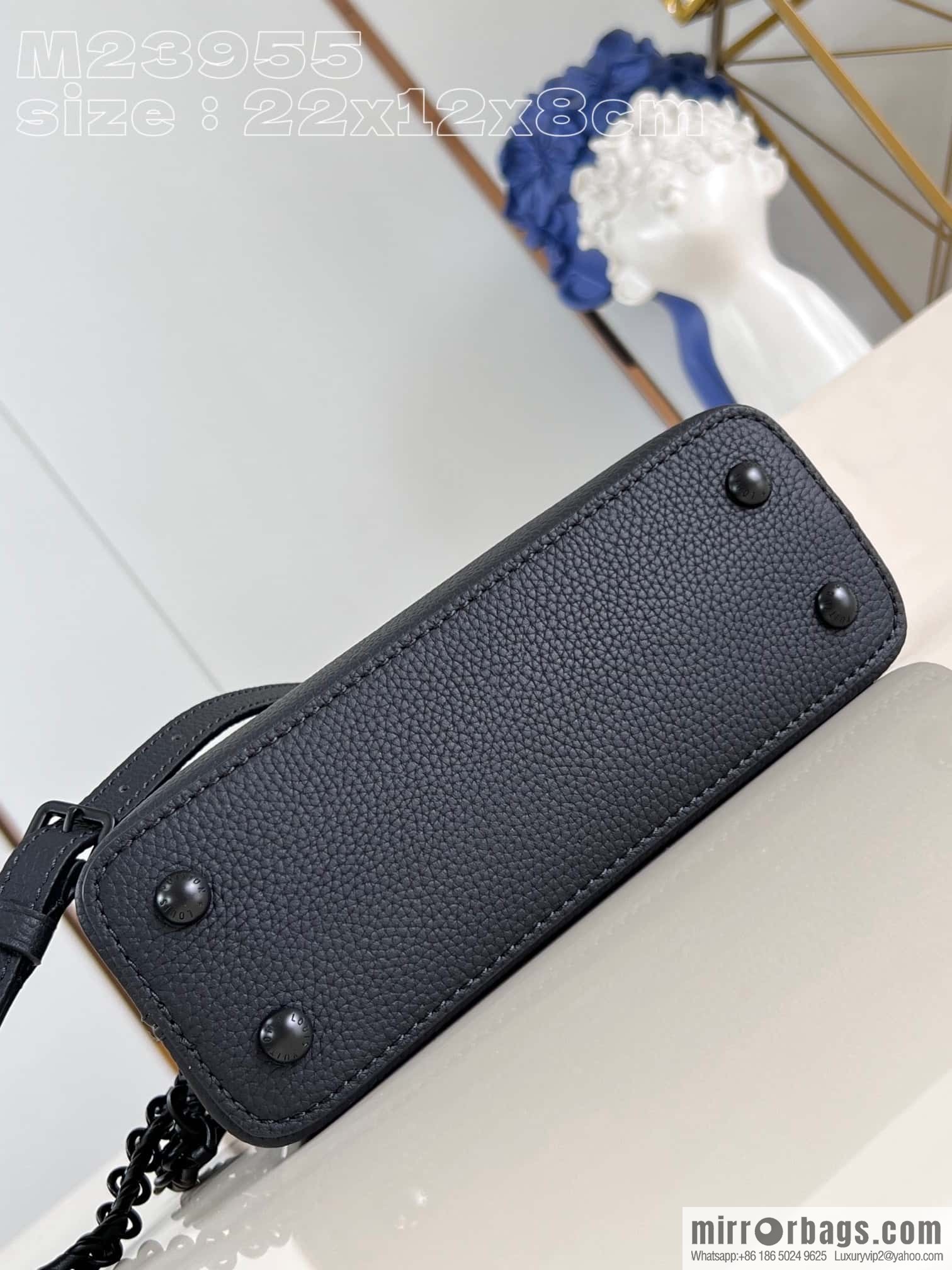 LV M23955 CAPUCINES EAST WEST mini handbag