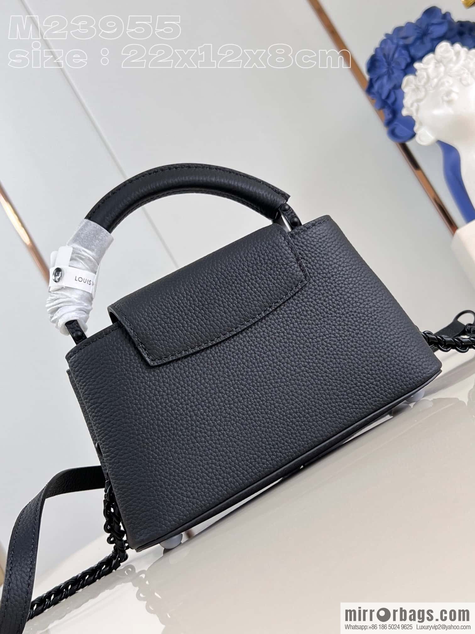 LV M23955 CAPUCINES EAST WEST mini handbag