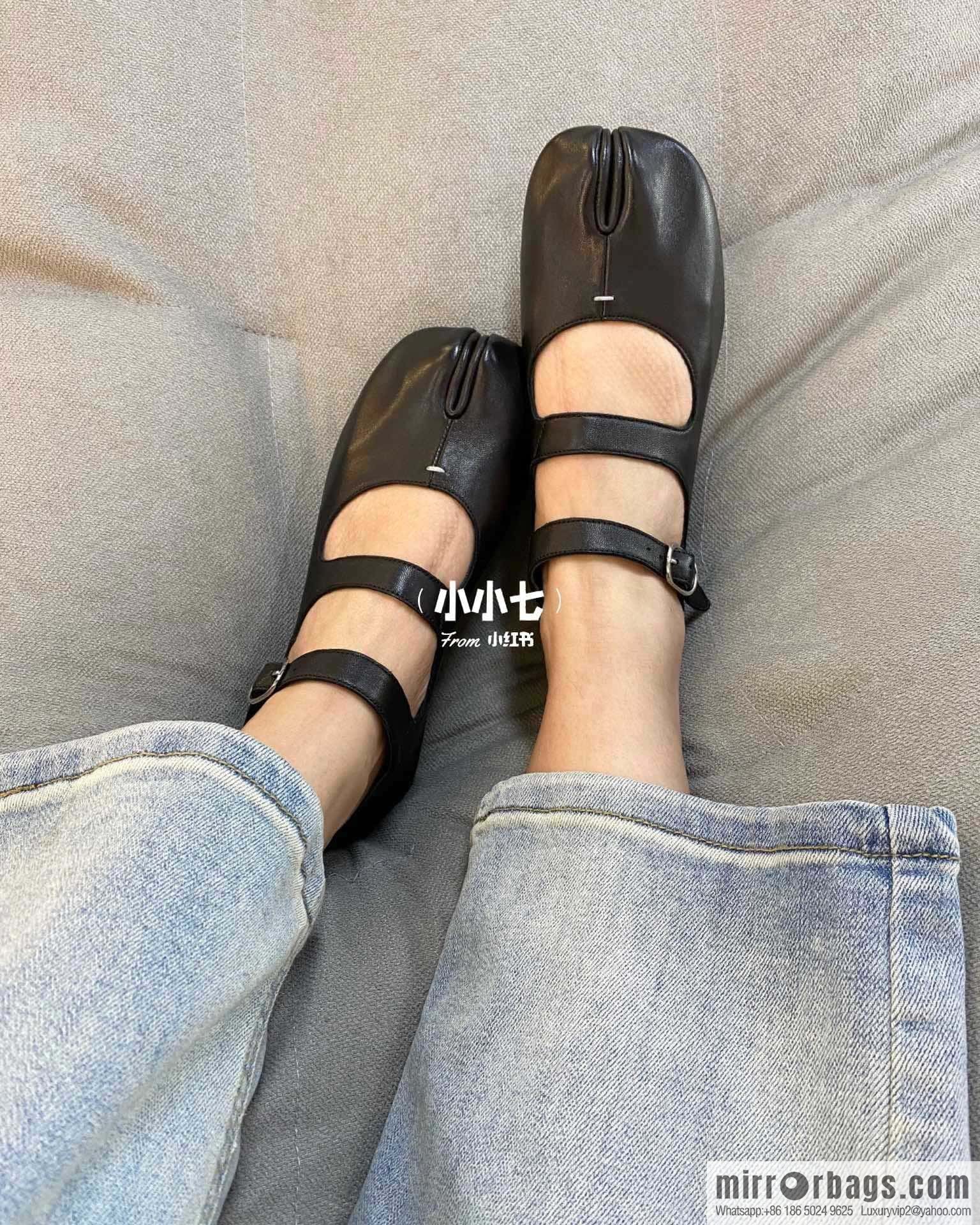 𝐌𝐚𝐢𝐬𝐨𝐧𝐌𝐚𝐫𝐠𝐢𝐞𝐥𝐚|| Margiela Split-toed Ballet Shoes