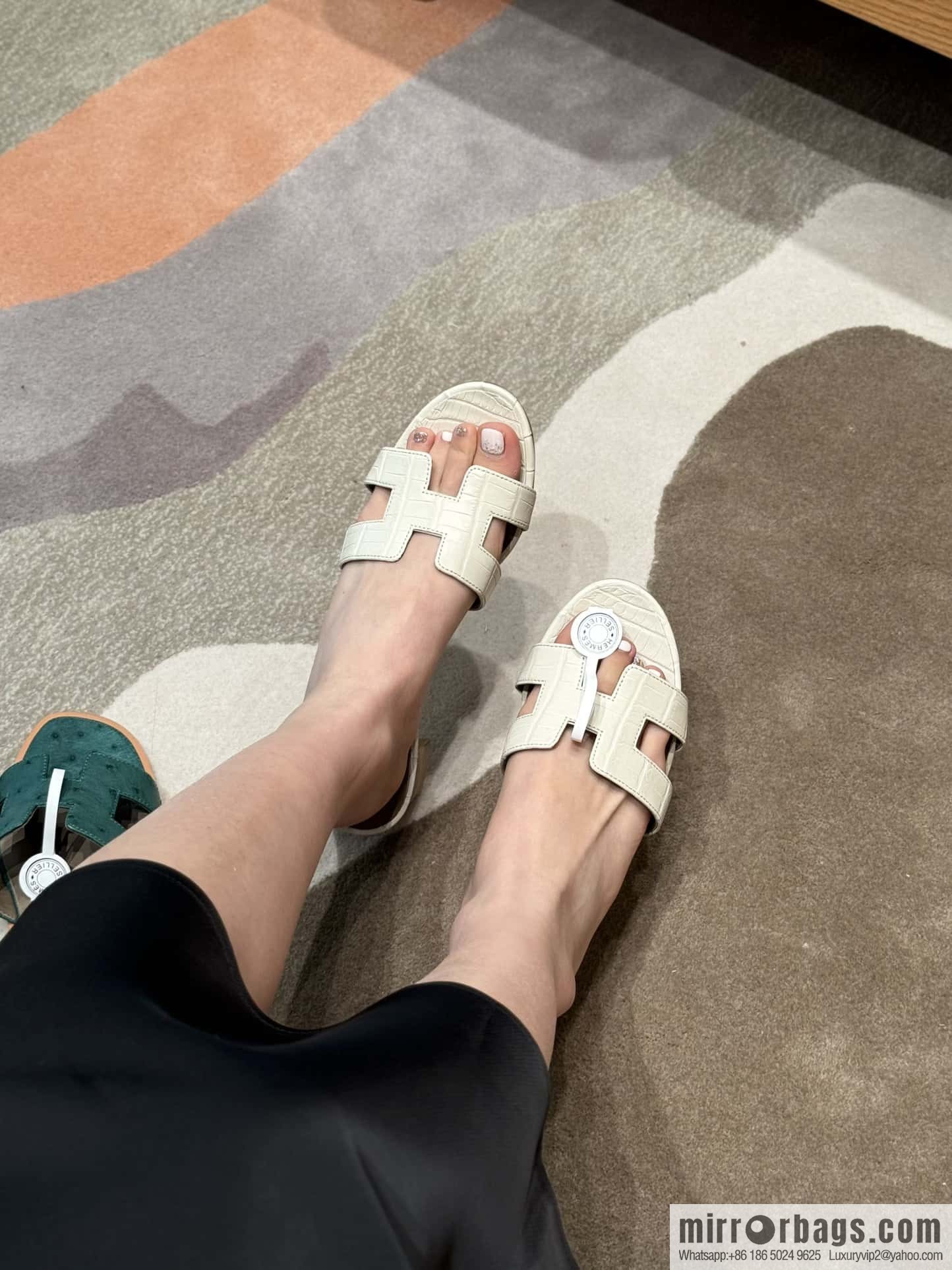 Hermès Crocodile 🐊 slippers