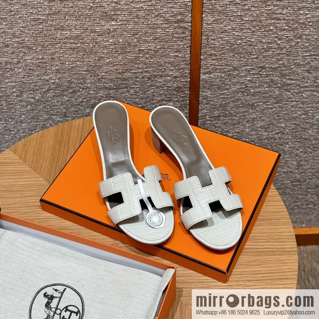 Hermès Crocodile 🐊 slippers