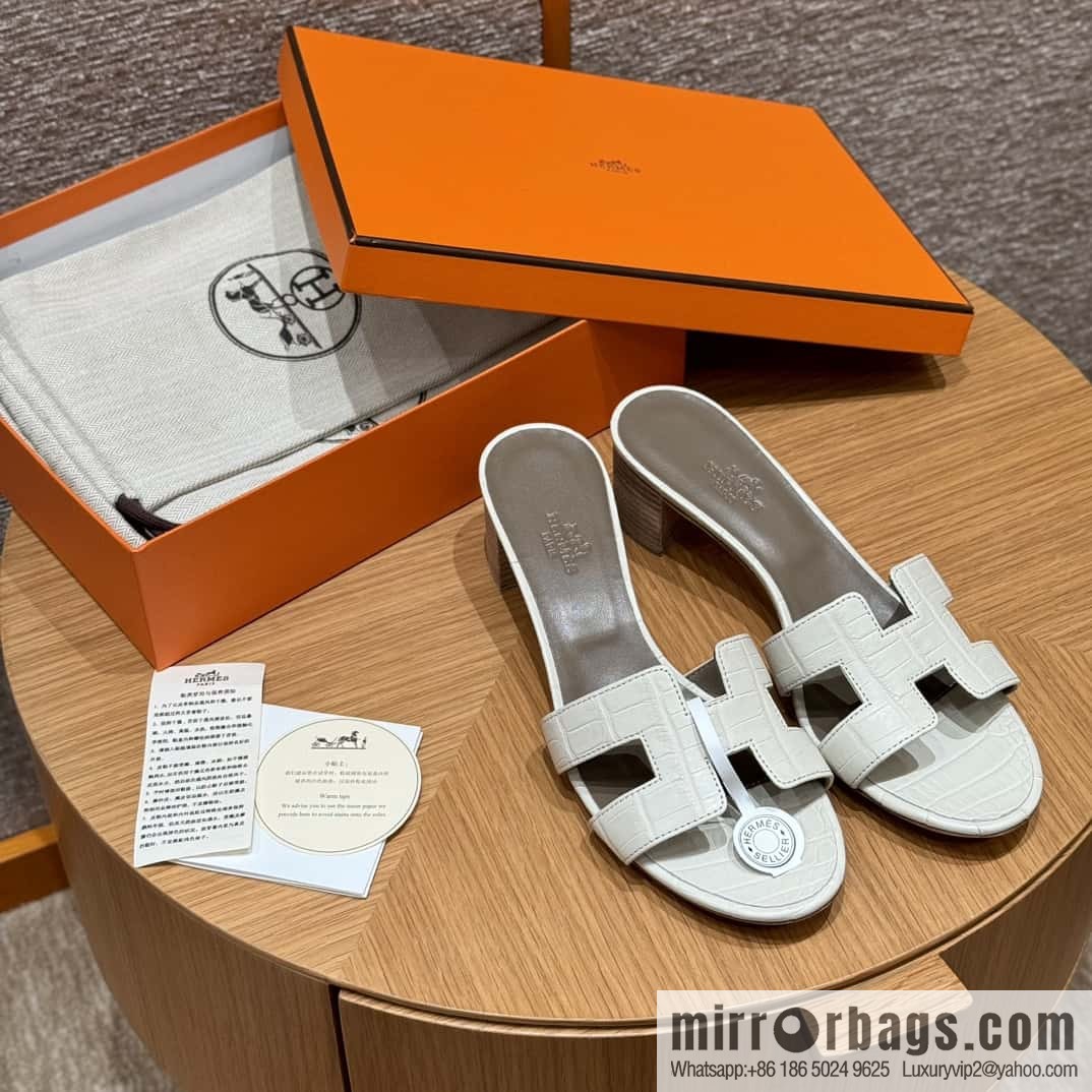 Hermès Crocodile 🐊 slippers