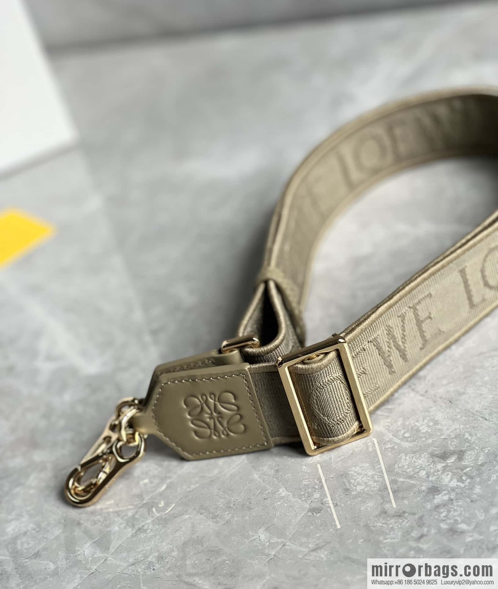 LOEWE satin leather ➕ Anagram embroidery shoulder strap puzzle geometric pack 0189 clay green