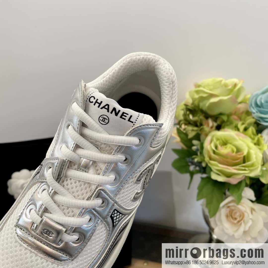 CHANEL Silver Horn King big hit sneakers