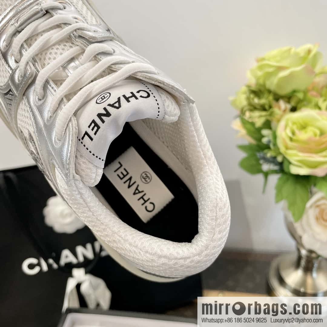 CHANEL Silver Horn King big hit sneakers
