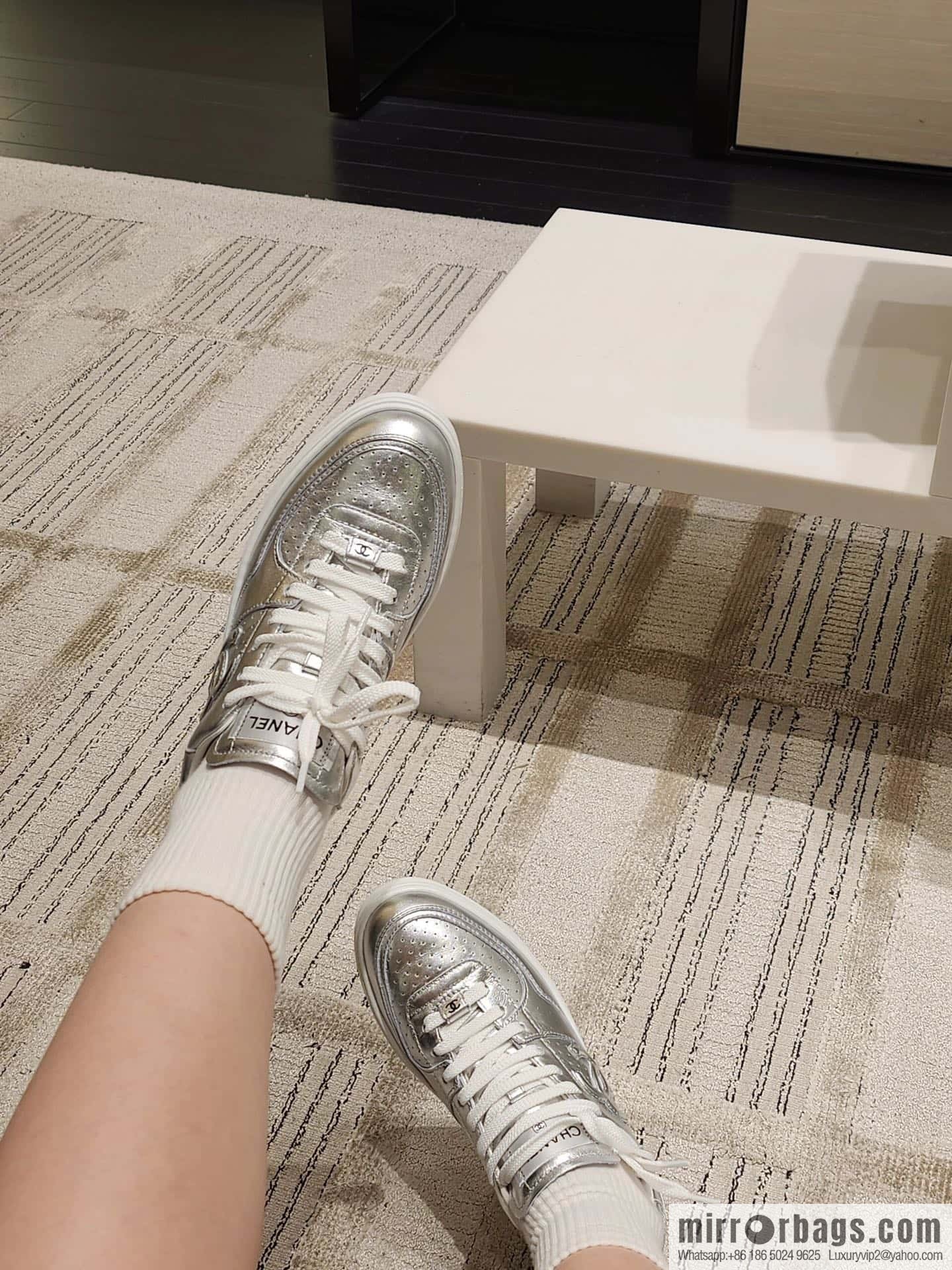 CHANEL Xiaoxiang Air Force One Pair of C Casual Sports Board Shoes