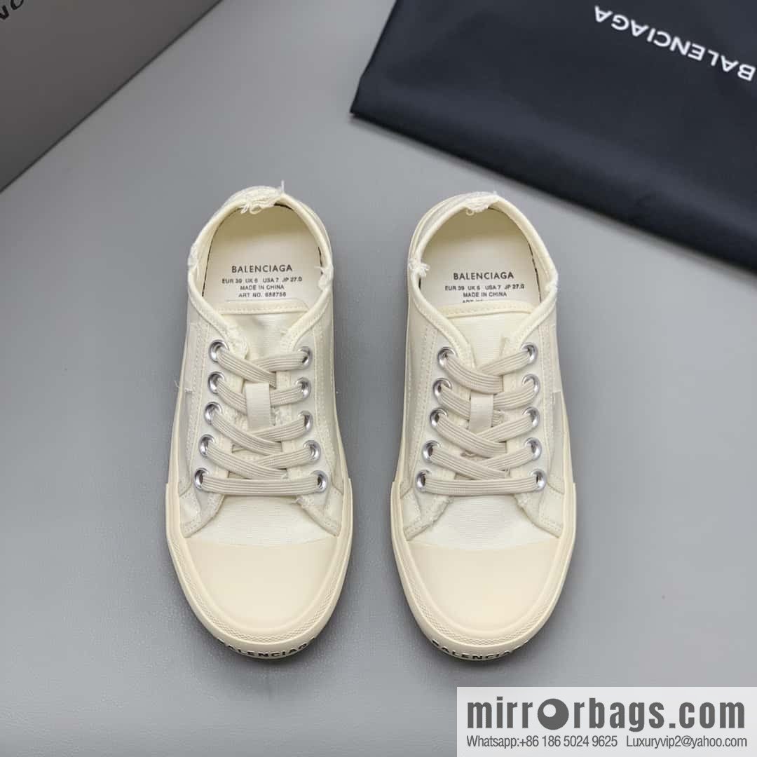 BALENCIAGA Balenciaga ✨ Paris Couple Canvas Shoes