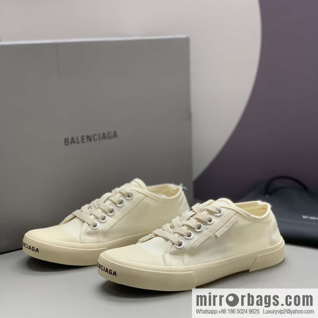 BALENCIAGA Balenciaga ✨ Paris Couple Canvas Shoes