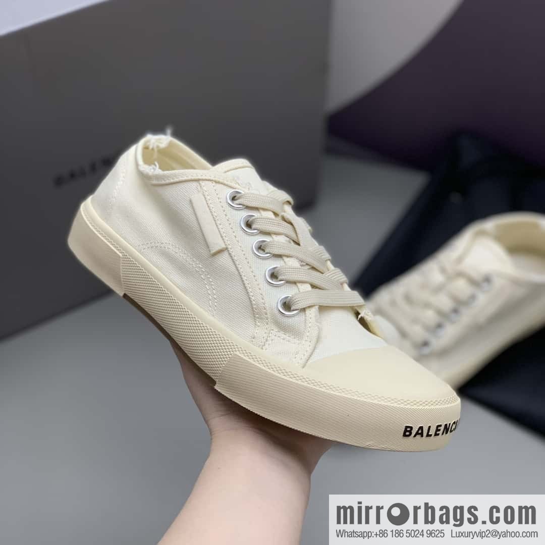 BALENCIAGA Balenciaga ✨ Paris Couple Canvas Shoes