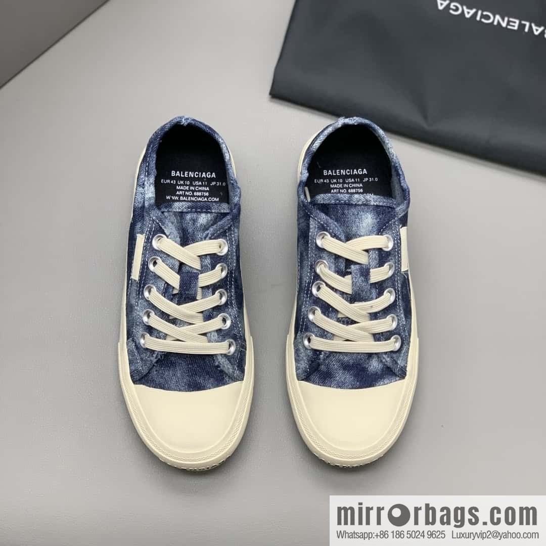 BALENCIAGA Balenciaga ✨ Paris Couple Canvas Shoes