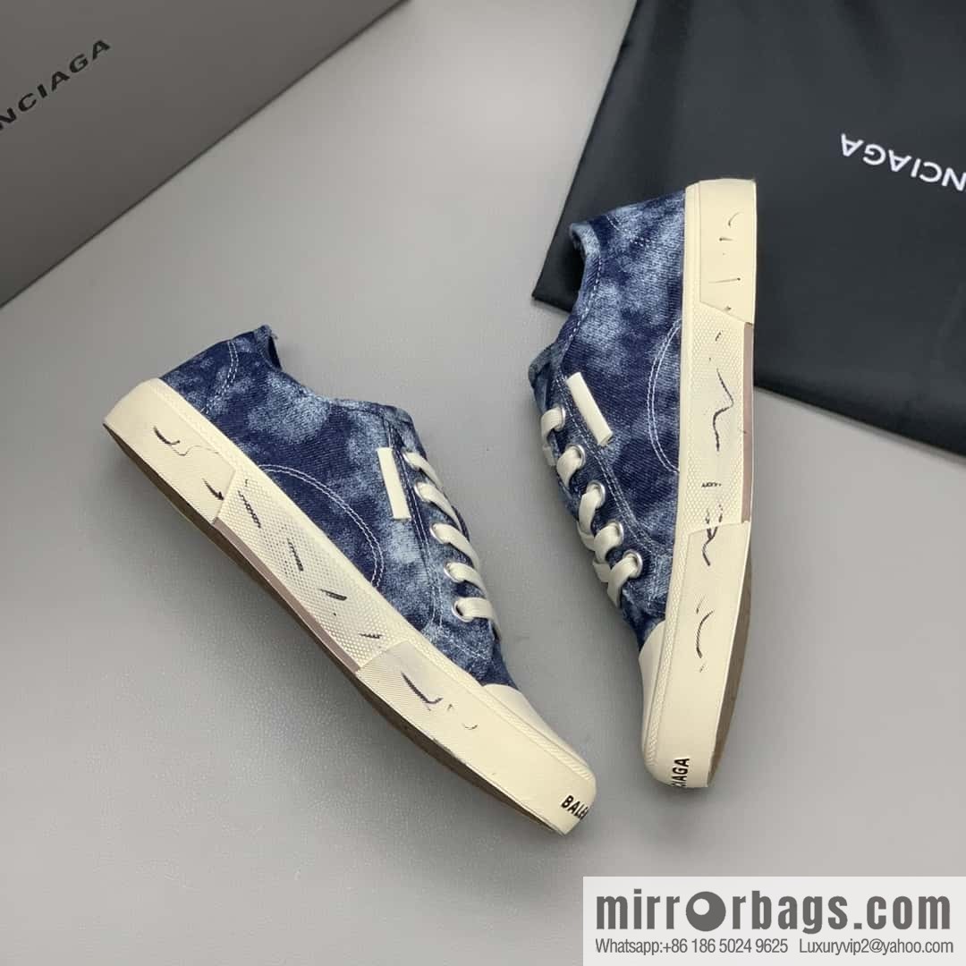 BALENCIAGA Balenciaga ✨ Paris Couple Canvas Shoes