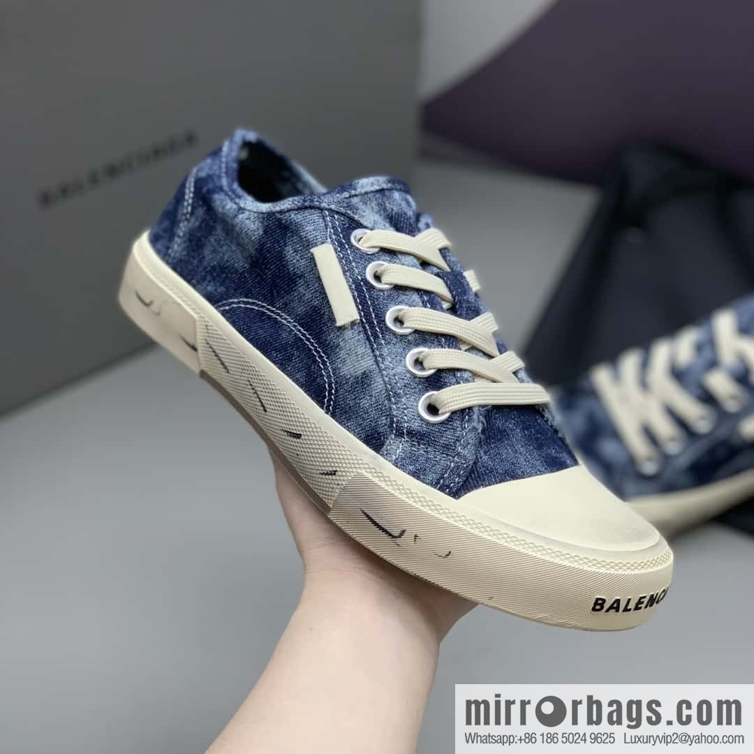 BALENCIAGA Balenciaga ✨ Paris Couple Canvas Shoes