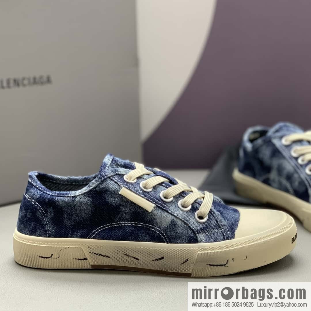 BALENCIAGA Balenciaga ✨ Paris Couple Canvas Shoes