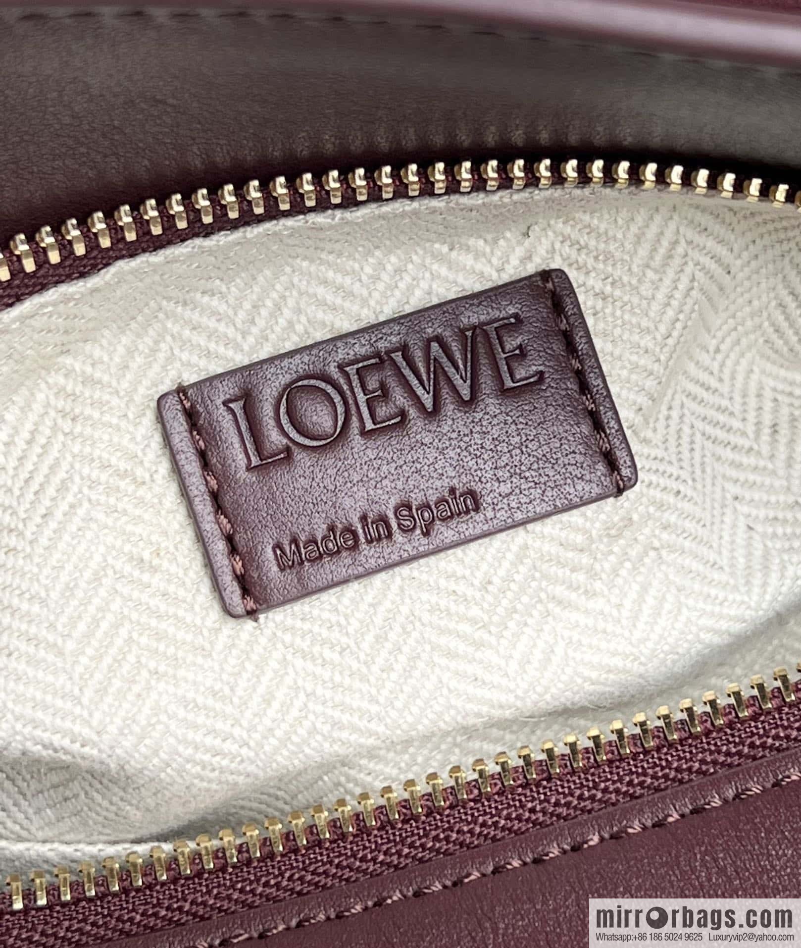 LOEWE latest practice puzzle deep jujube 0681