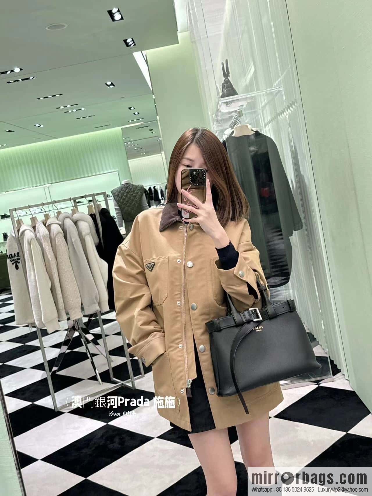 PRADA 🎉 new women's bag 🎉 1BA434S