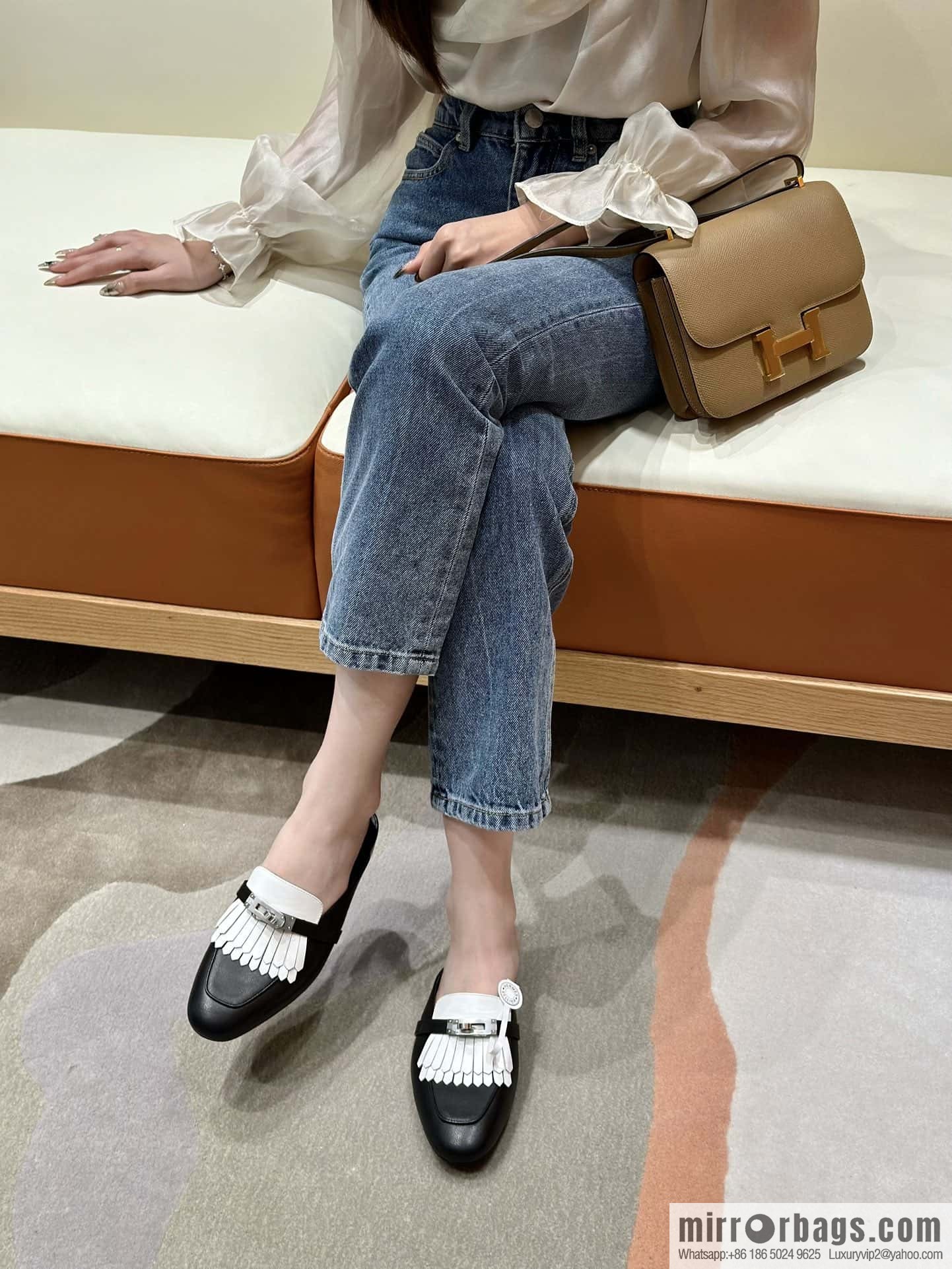 Hermès H's new fringed Müller semi-trailer