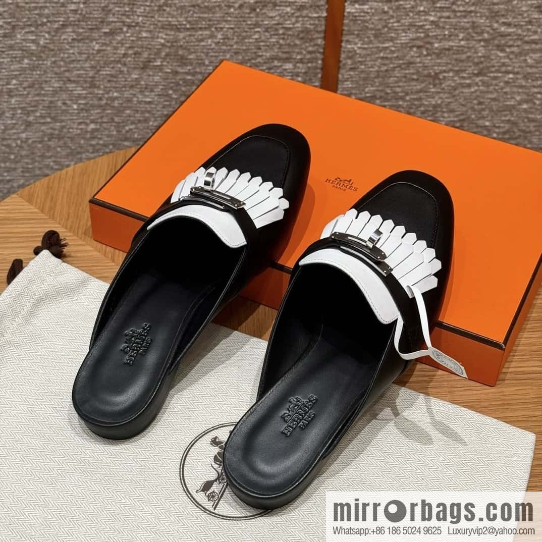 Hermès H's new fringed Müller semi-trailer