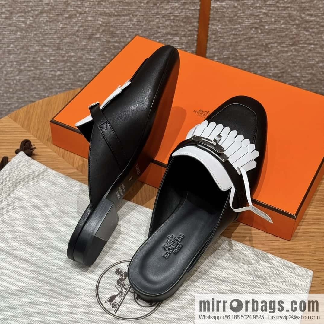 Hermès H's new fringed Müller semi-trailer