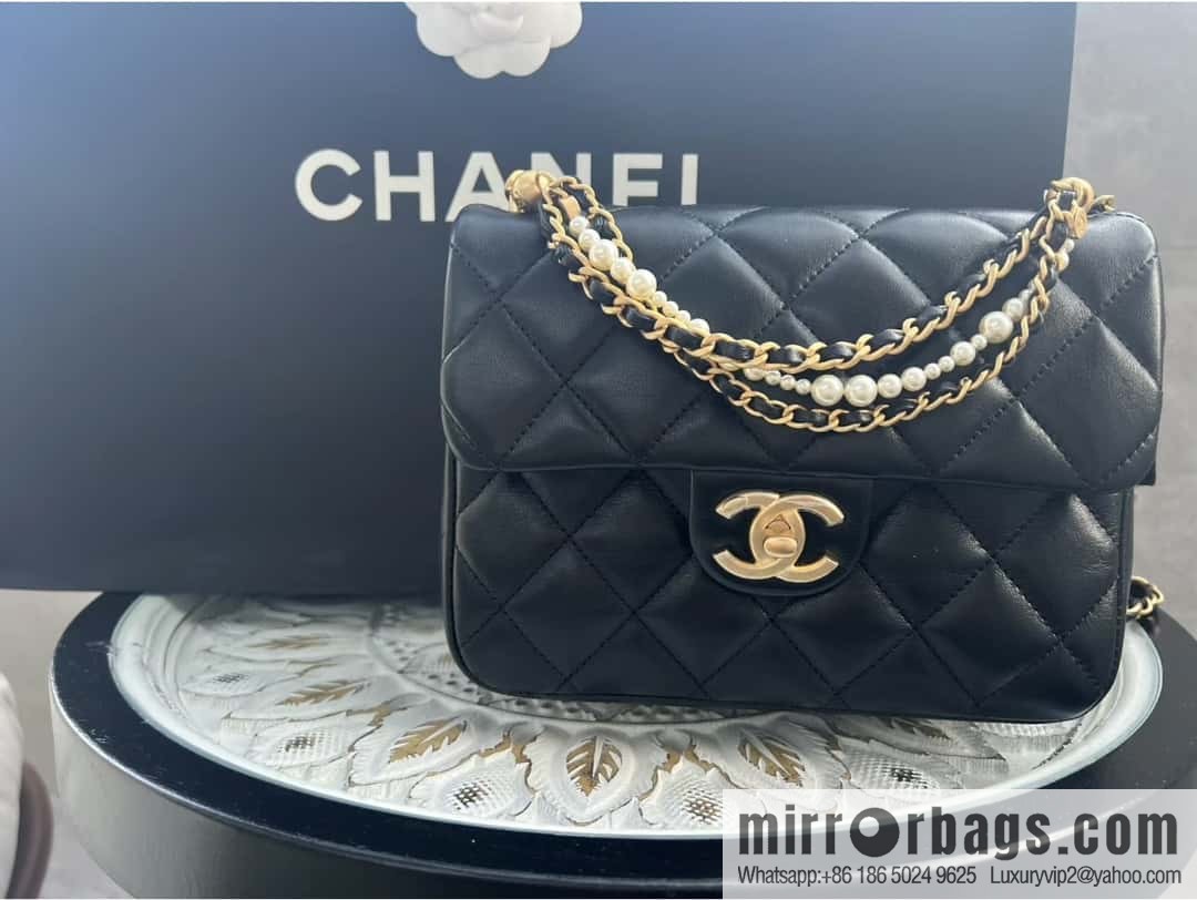 CHANEL 24P Spring and Summer Preview Series Limited Edition Pearl Large Square Fatty AS4384