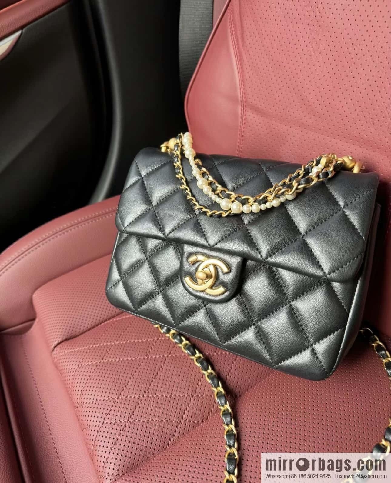 CHANEL 24P Spring and Summer Preview Series Limited Edition Pearl Large Square Fatty AS4384