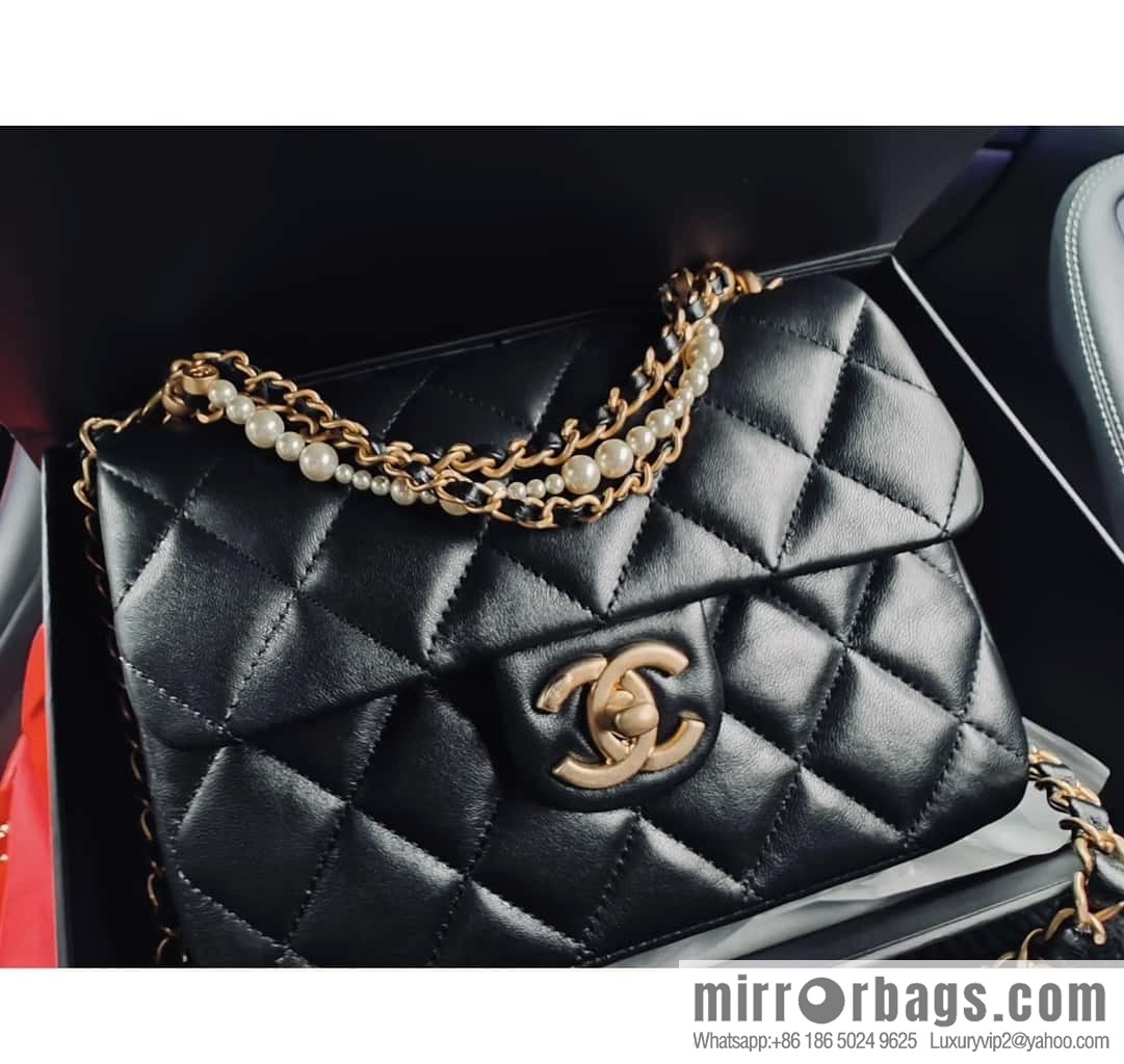 CHANEL 24P Spring and Summer Preview Series Limited Edition Pearl Large Square Fatty AS4384