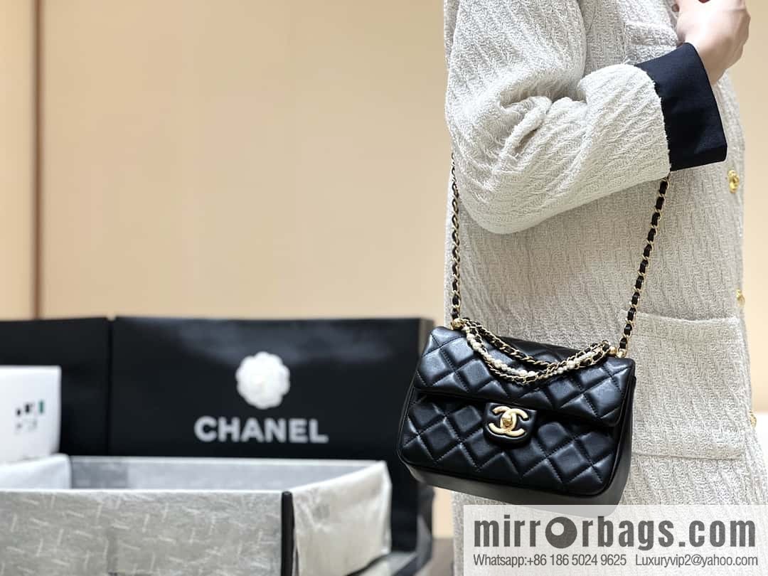 CHANEL 24P Spring and Summer Preview Series Limited Edition Pearl Large Square Fatty AS4384