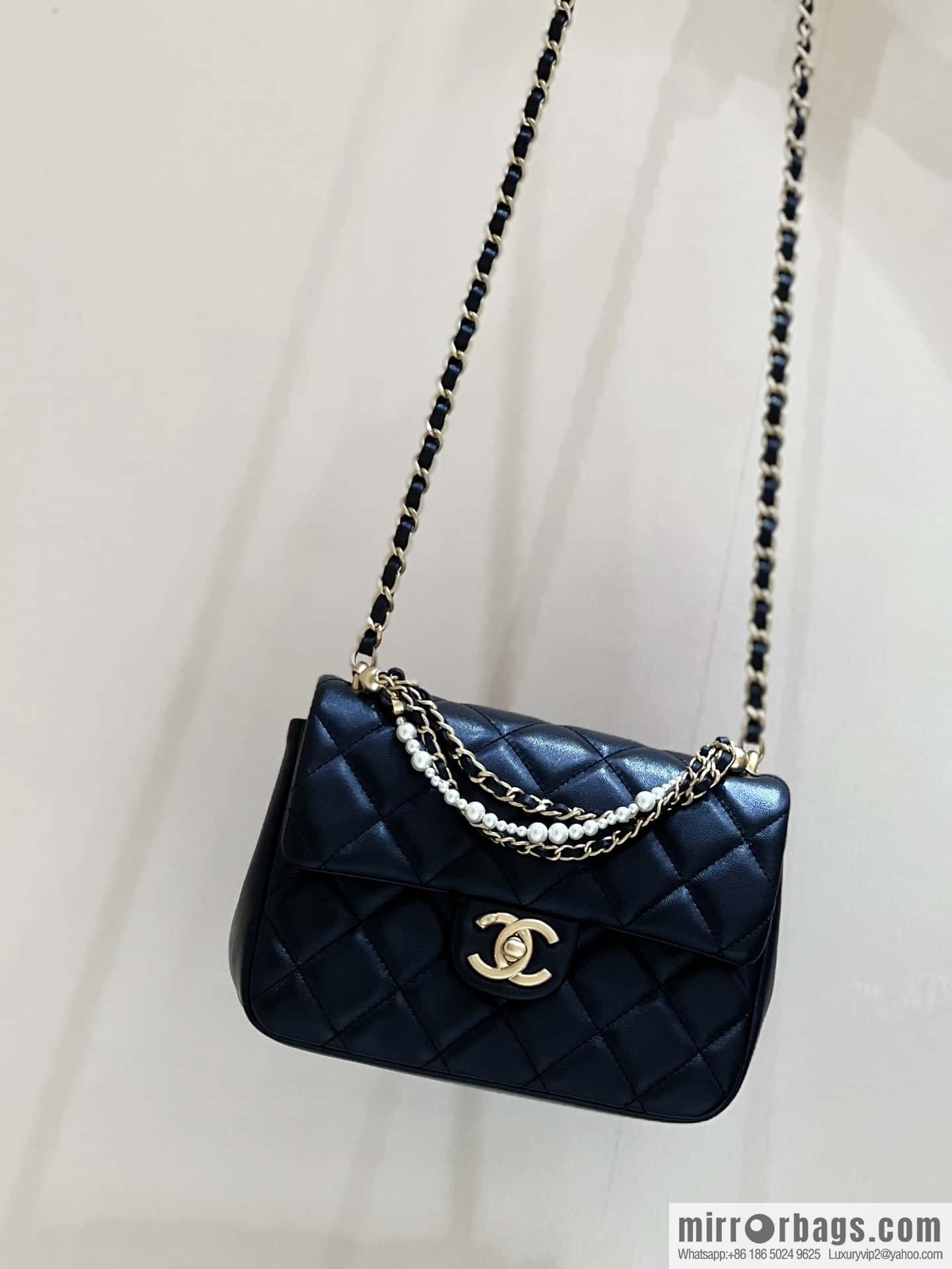 CHANEL 24P Spring and Summer Preview Series Limited Edition Pearl Large Square Fatty AS4384
