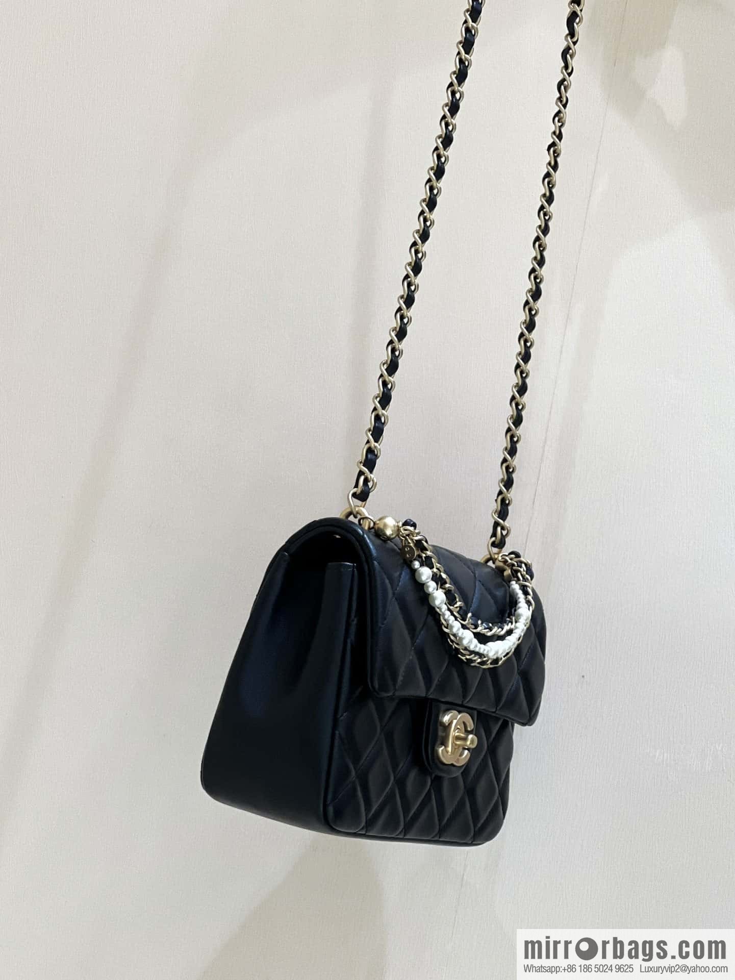 CHANEL 24P Spring and Summer Preview Series Limited Edition Pearl Large Square Fatty AS4384