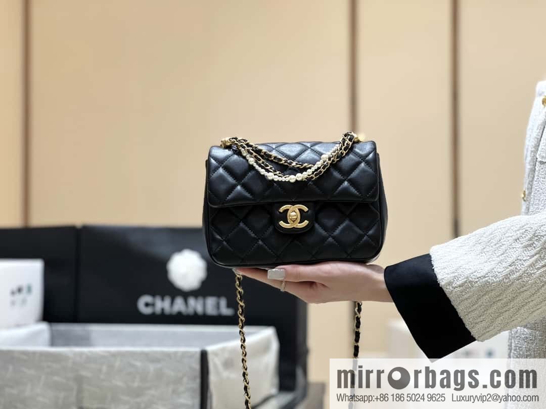 CHANEL 24P Spring and Summer Preview Series Limited Edition Pearl Large Square Fatty AS4384