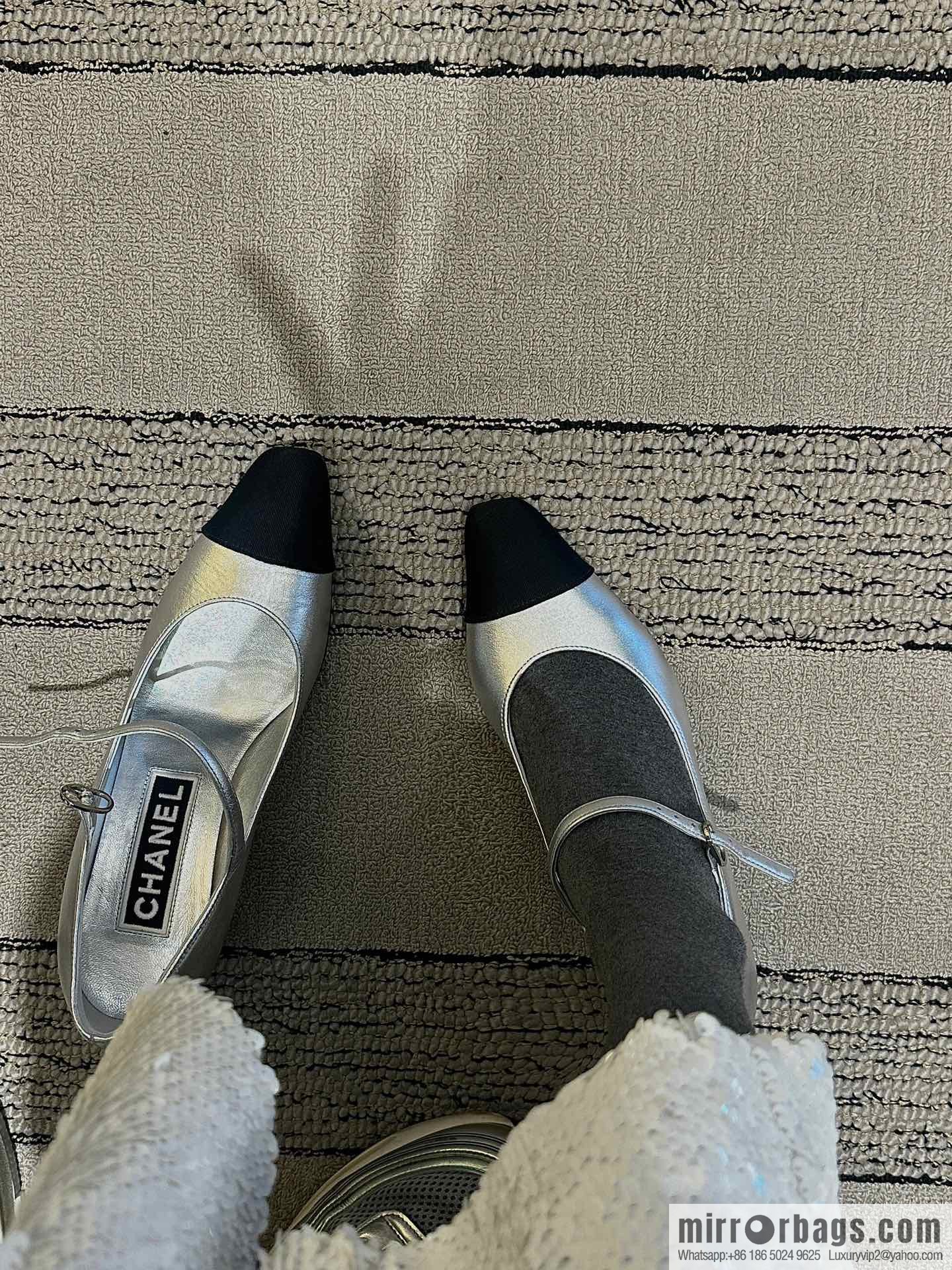 CHANEL Xiaoxiang Spring and summer diagonal head Mary Jane, single shoes