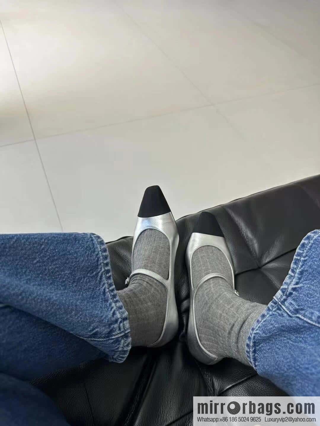 CHANEL Xiaoxiang Spring and summer diagonal head Mary Jane, single shoes