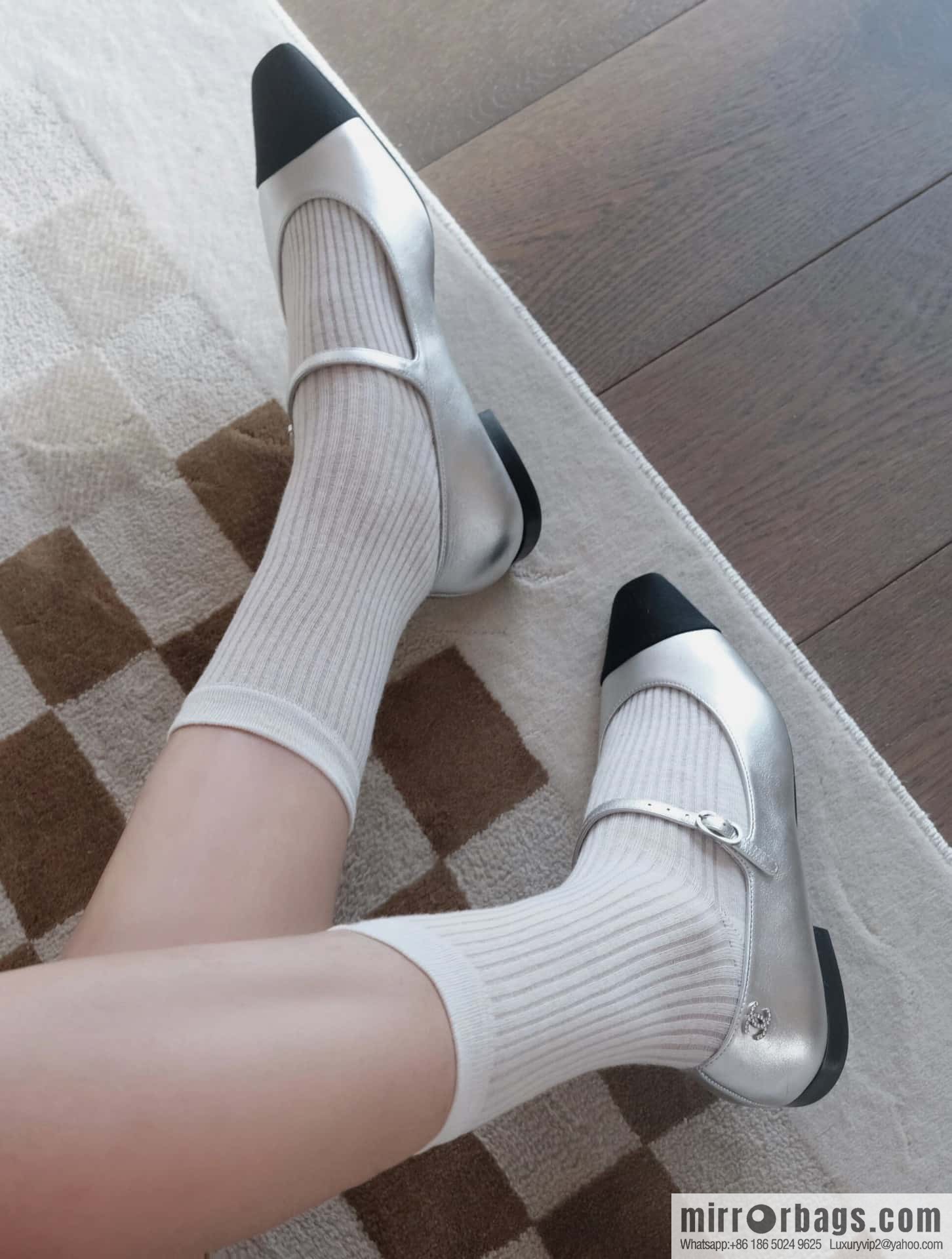 CHANEL Xiaoxiang Spring and summer diagonal head Mary Jane, single shoes