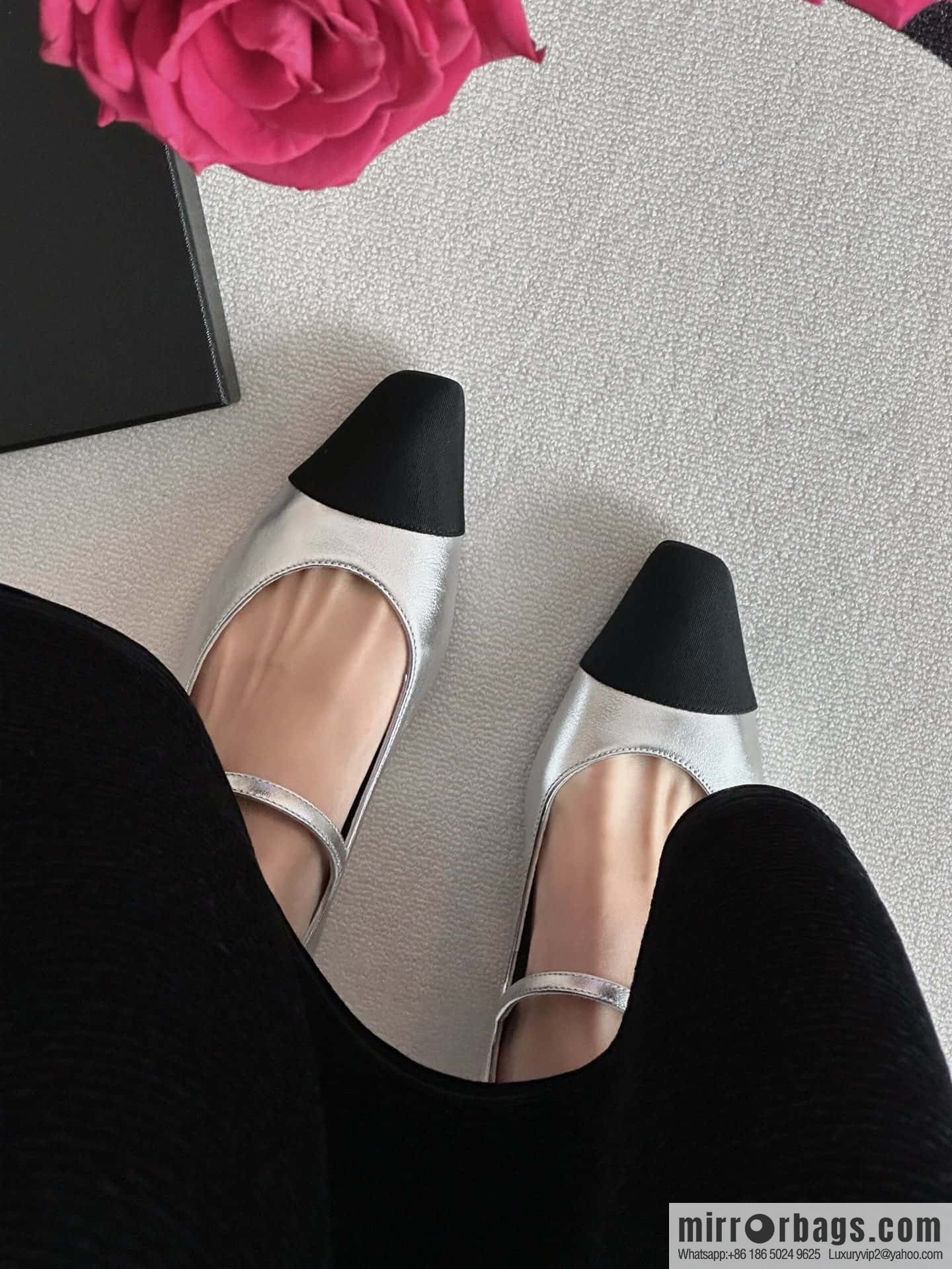 CHANEL Xiaoxiang Spring and summer diagonal head Mary Jane, single shoes
