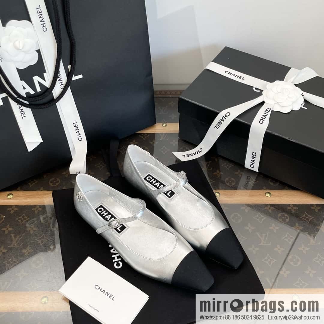 CHANEL Xiaoxiang Spring and summer diagonal head Mary Jane, single shoes