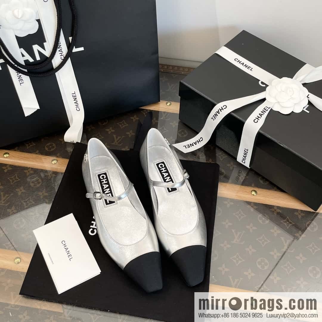 CHANEL Xiaoxiang Spring and summer diagonal head Mary Jane, single shoes