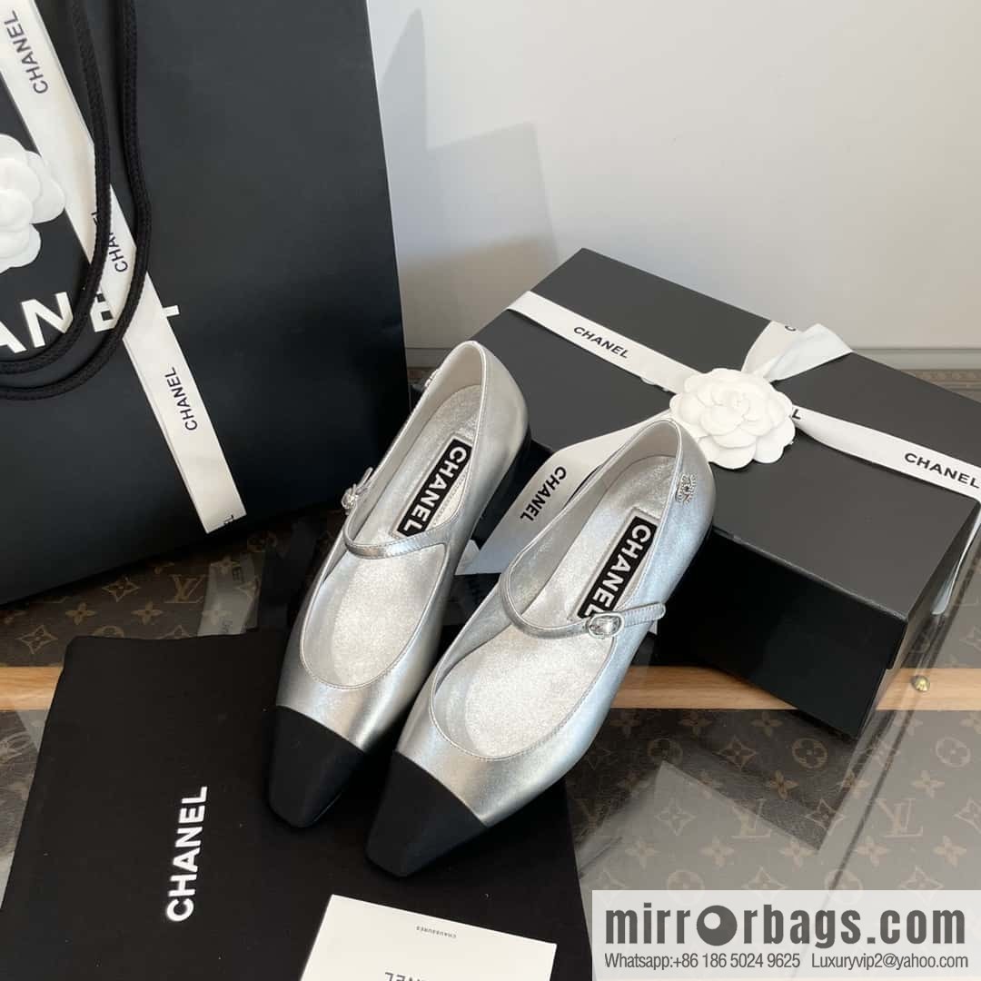 CHANEL Xiaoxiang Spring and summer diagonal head Mary Jane, single shoes