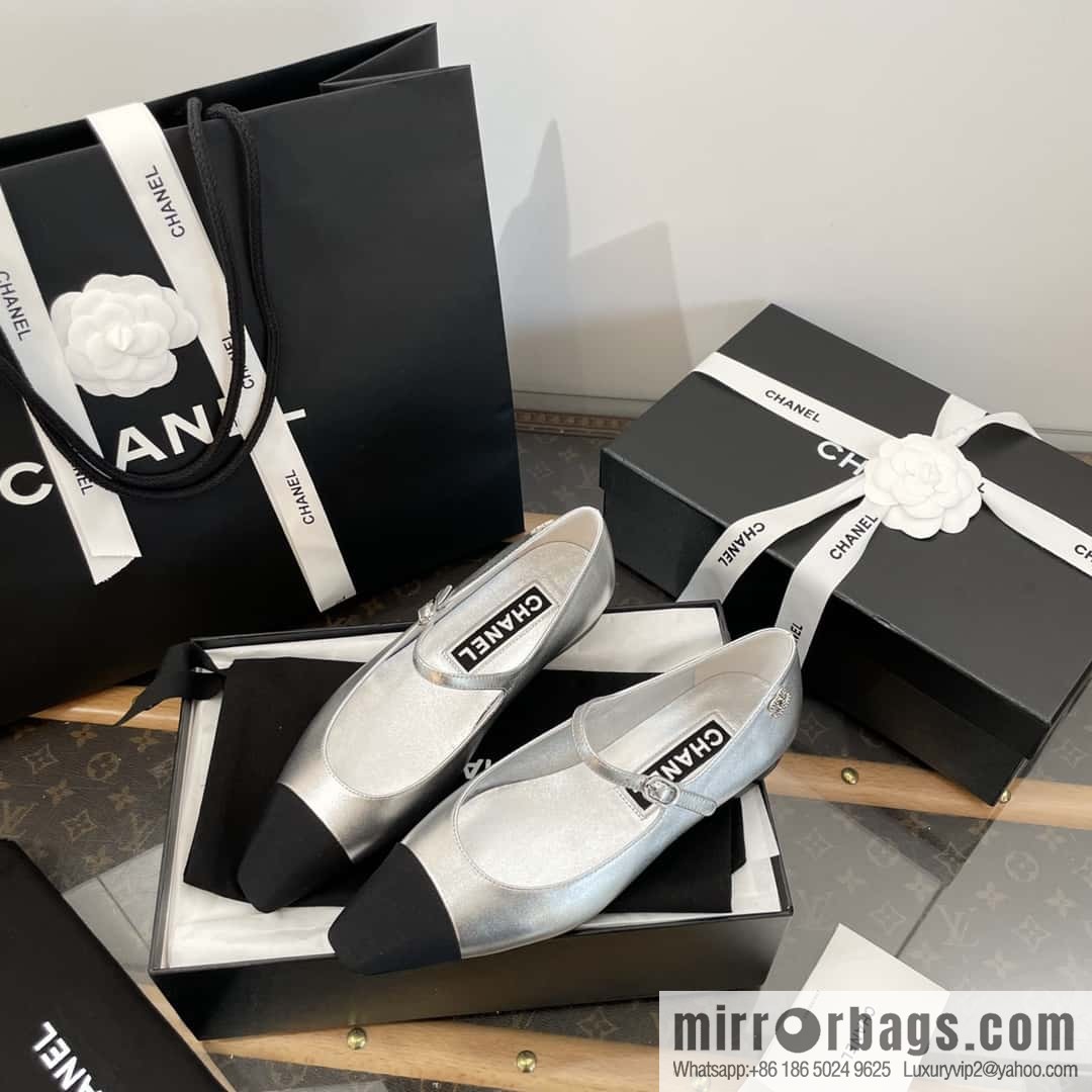 CHANEL Xiaoxiang Spring and summer diagonal head Mary Jane, single shoes