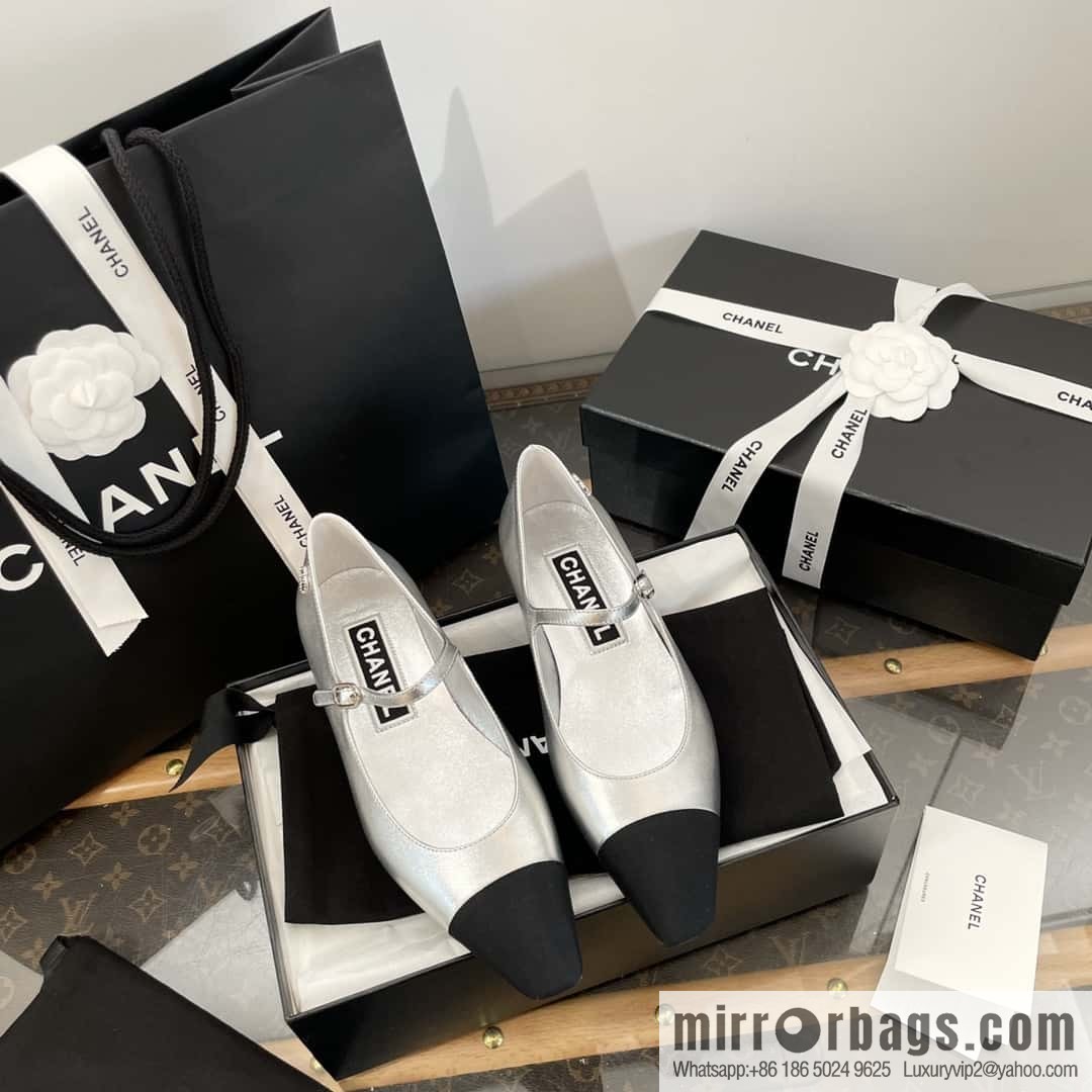 CHANEL Xiaoxiang Spring and summer diagonal head Mary Jane, single shoes