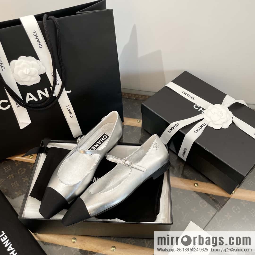 CHANEL Xiaoxiang Spring and summer diagonal head Mary Jane, single shoes