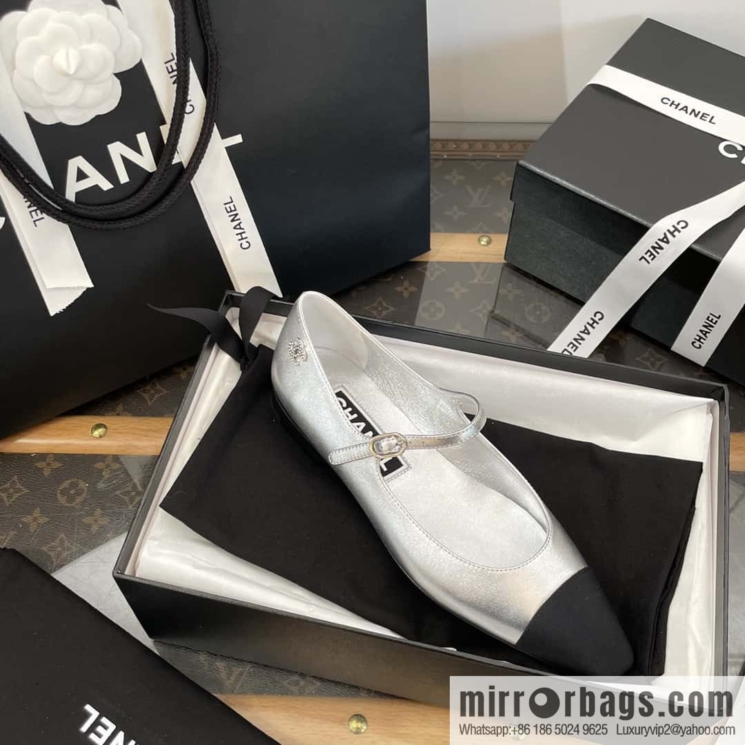 CHANEL Xiaoxiang Spring and summer diagonal head Mary Jane, single shoes