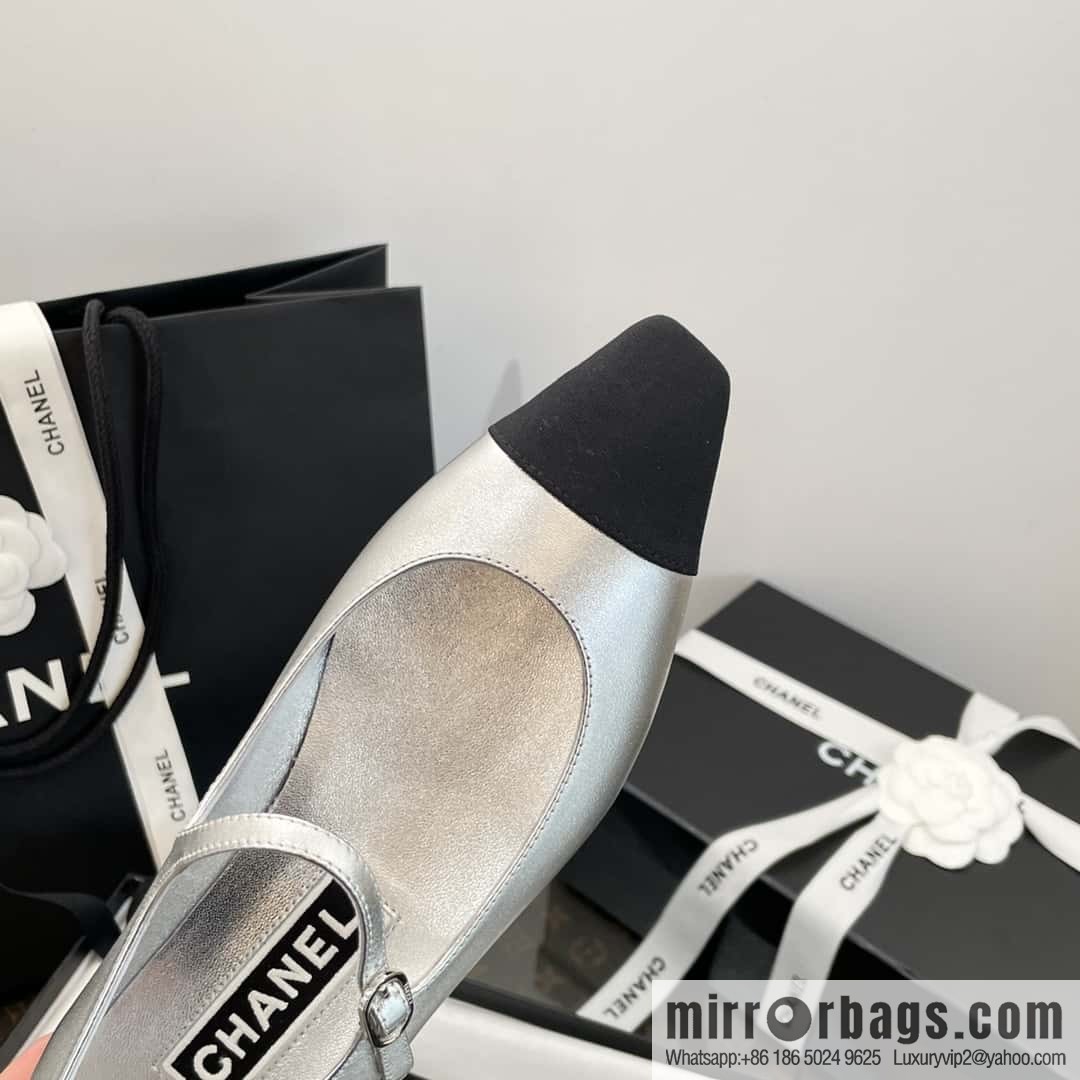 CHANEL Xiaoxiang Spring and summer diagonal head Mary Jane, single shoes