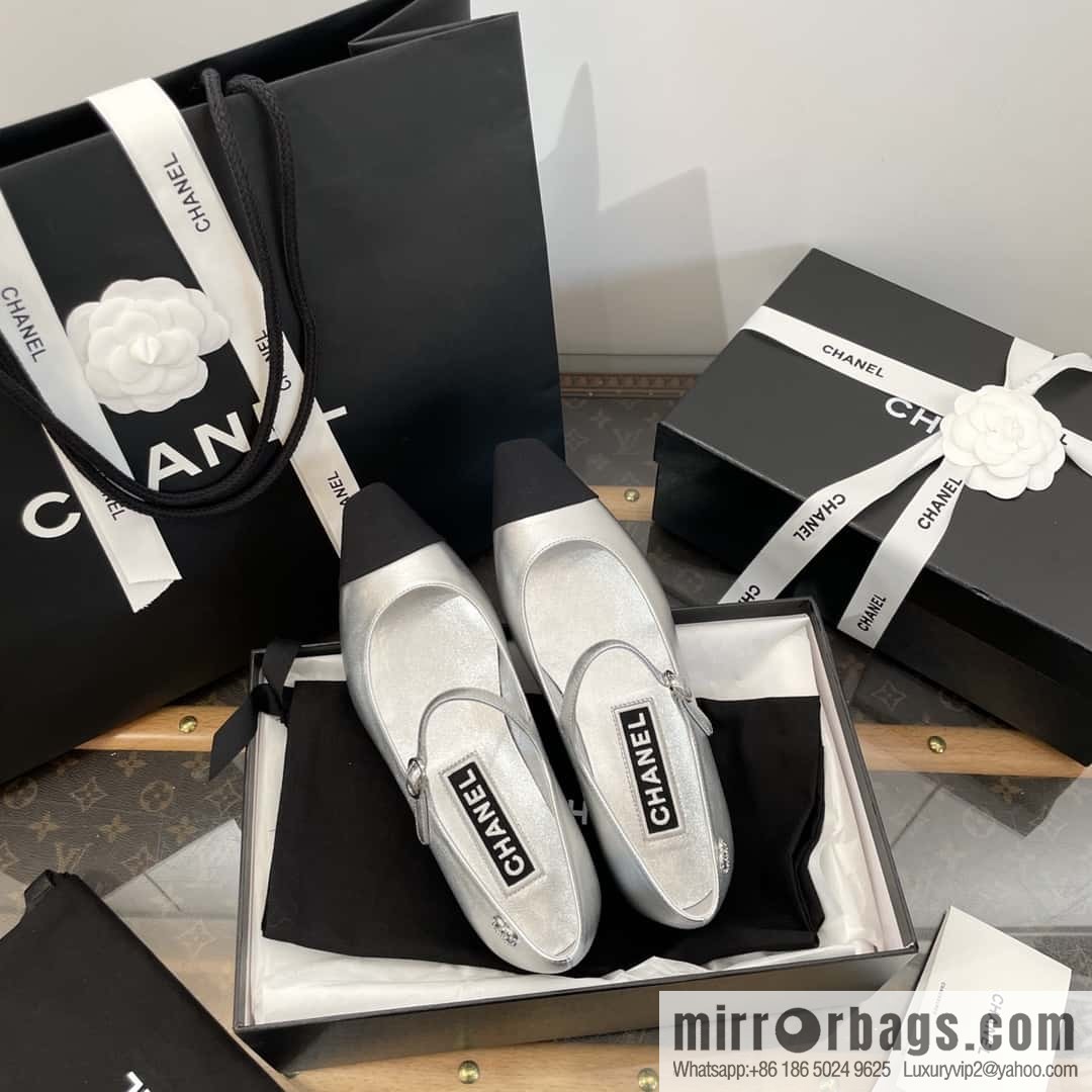 CHANEL Xiaoxiang Spring and summer diagonal head Mary Jane, single shoes